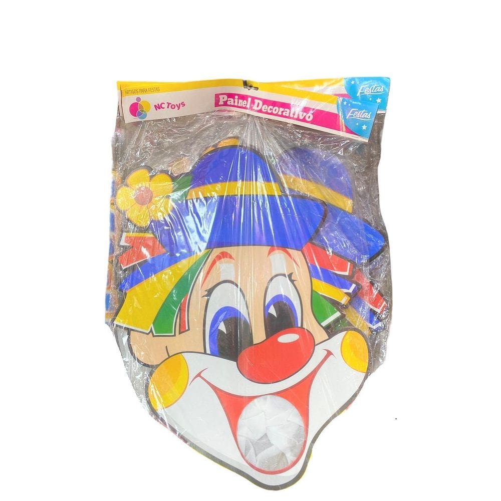 Painel Junino Jogo Palhaço Bocão Festa Caipira + 3 Bolinhas