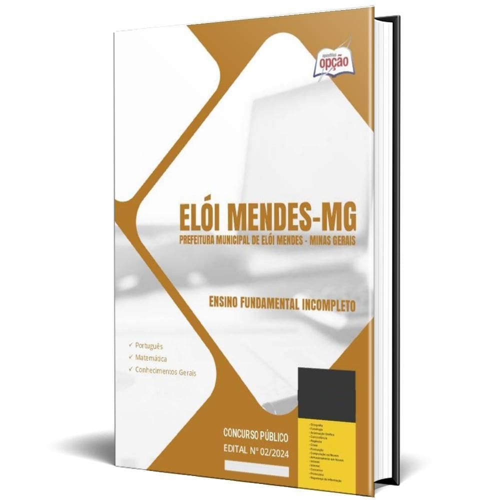Apostila Prefeitura Elói Mendes Mg 2024 Ensino Fundamental