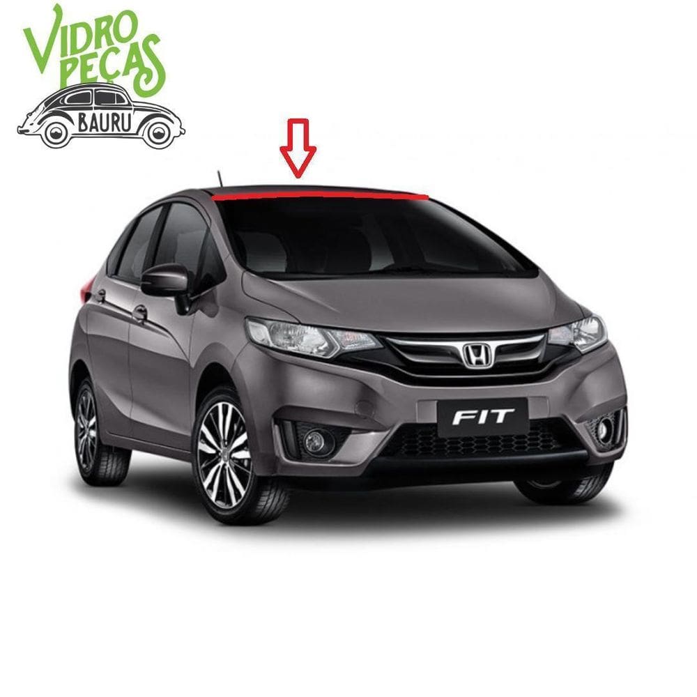 Borracha Vidro Parabrisa Honda Fit 2014 A 2019