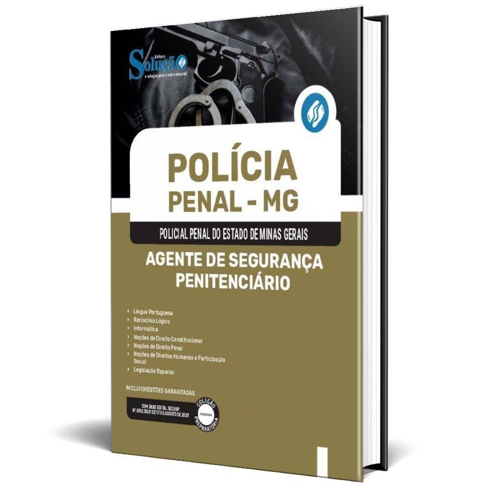 Apostila Polícia Penal Mg 2024 Agente Segurança
