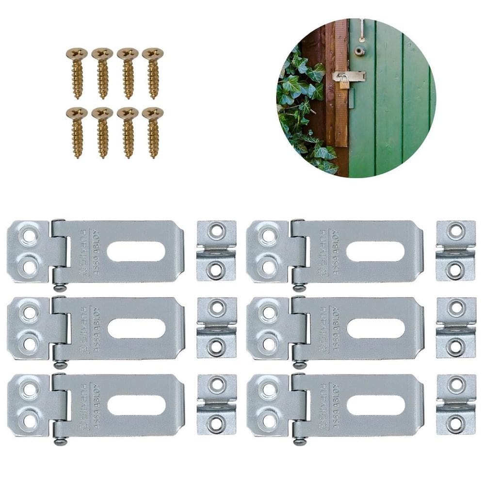 Dobradiça Fecho Portão Cadeado Gaveta Armário 1,5 06 Un