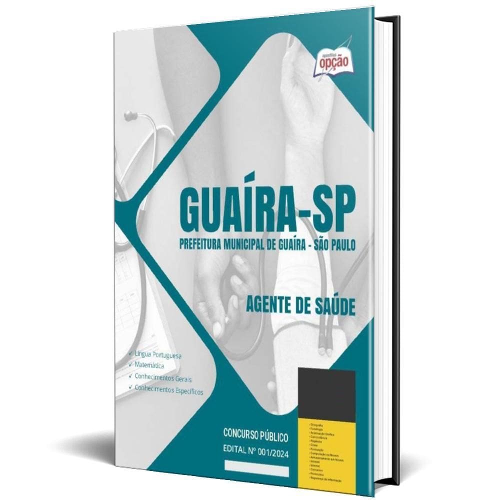 Apostila Prefeitura De Guaíra Sp 2024 - Agente De Saúde