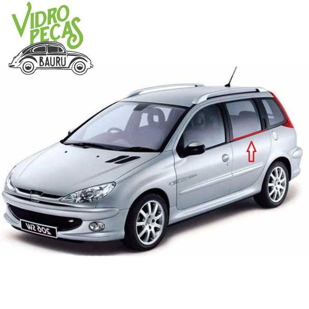 Pestana Externa Traseira Esquerda Peugeot 206 Sw 4Pts