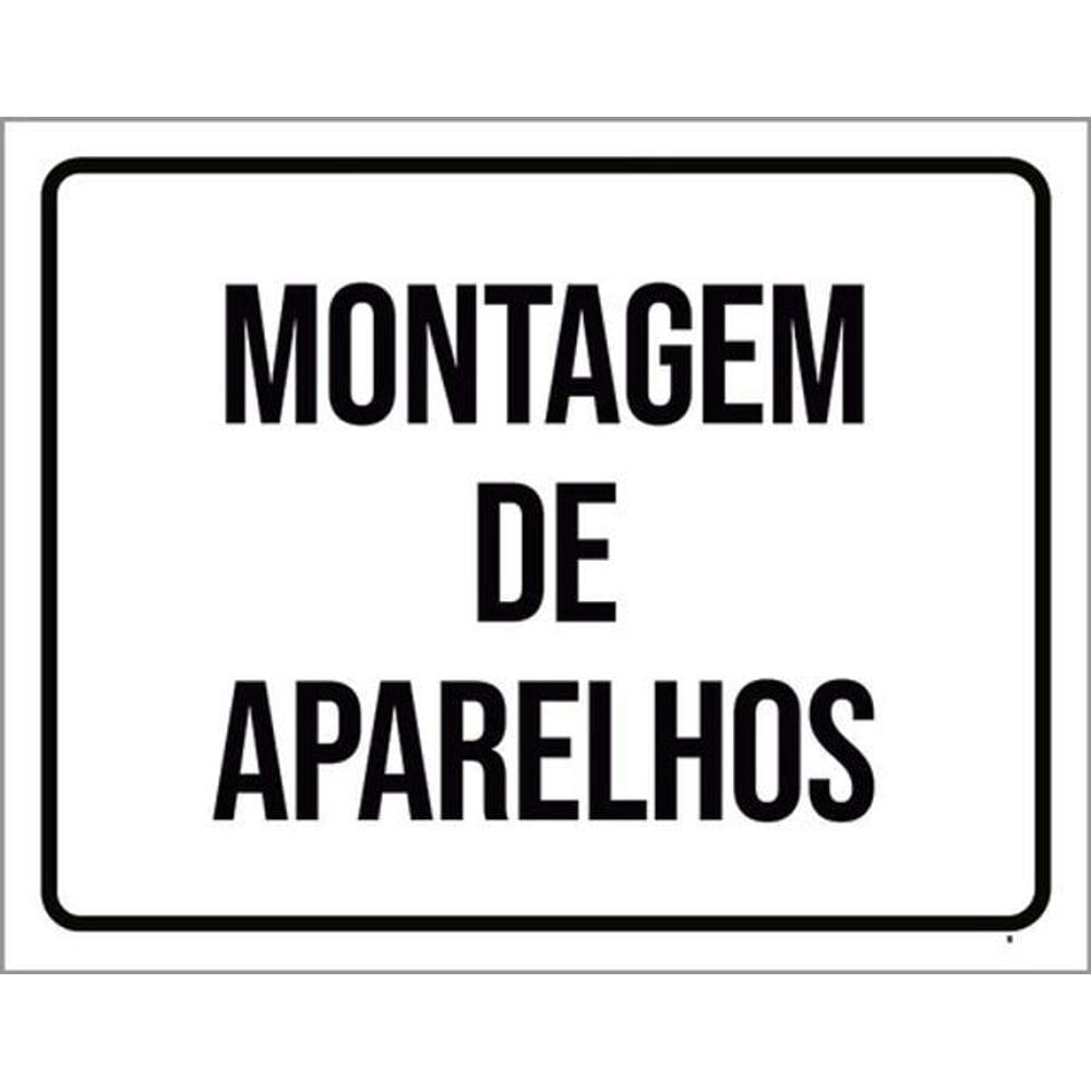 Kit 3 Placas Montagem De Aparelhos Setor 36X46