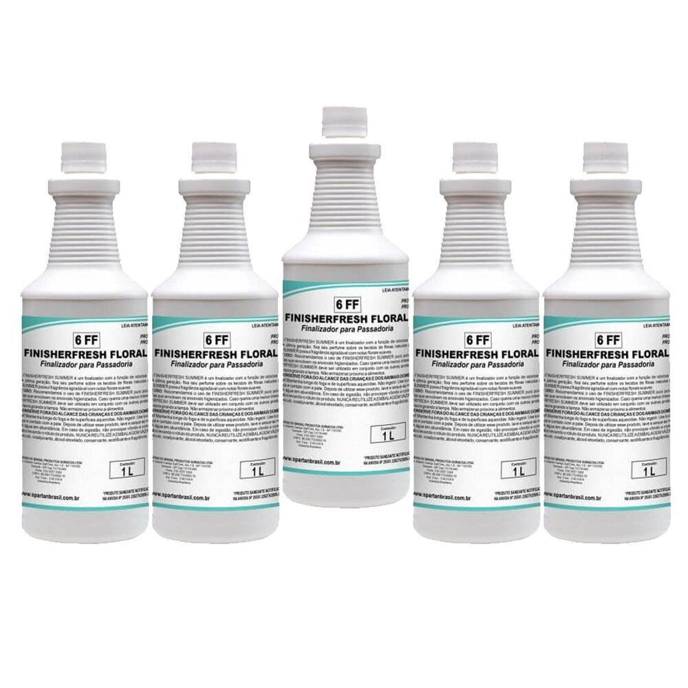 Passador De Roupas Spartan Finisherfresh Floral 1 L Kit 5