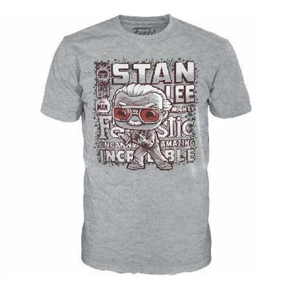 Pop Tees Camiseta Marvel- Stan Lee - Tam. G