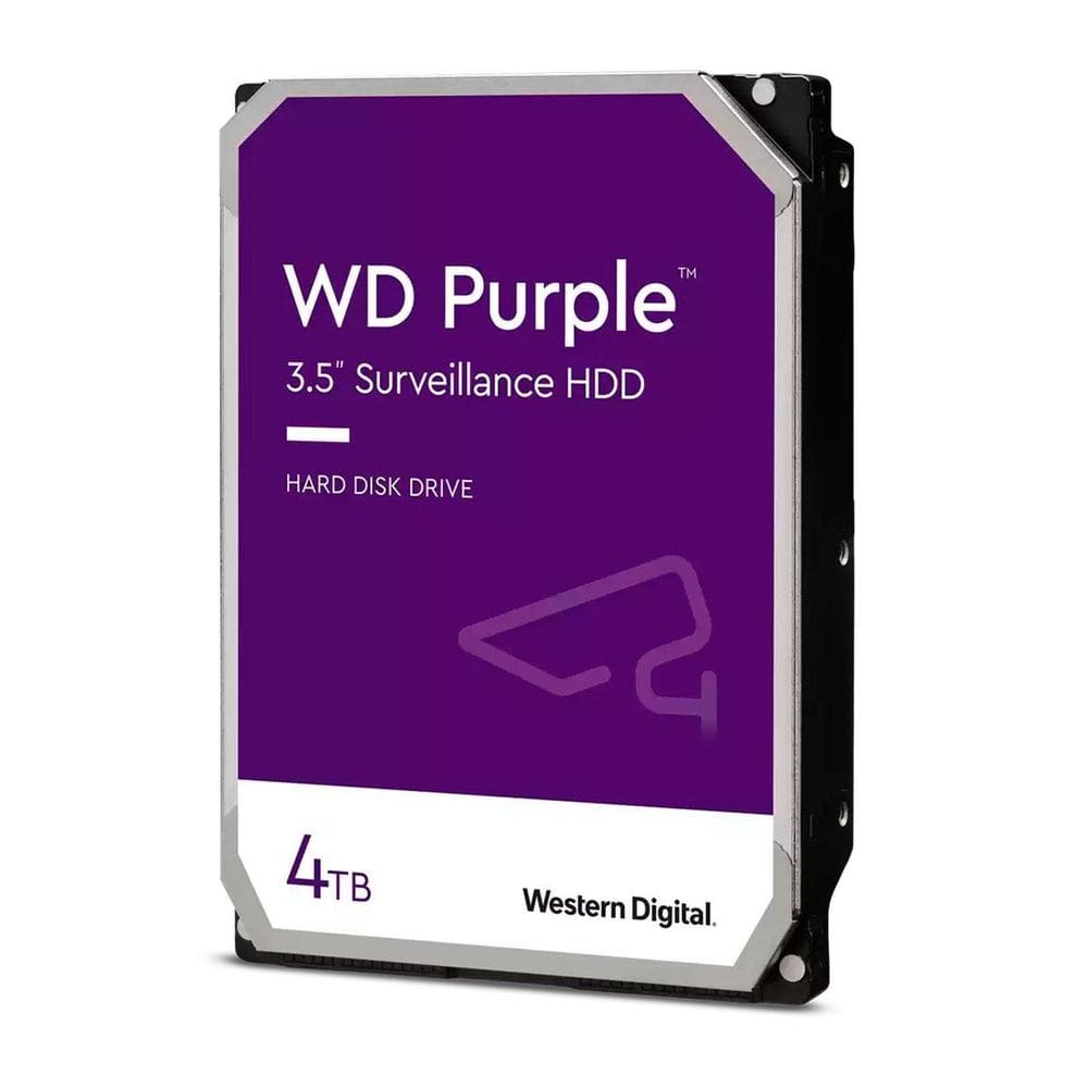 Hd 4Tb Western Digital Purple Surveillance, Sata Iii 6Gb/S,