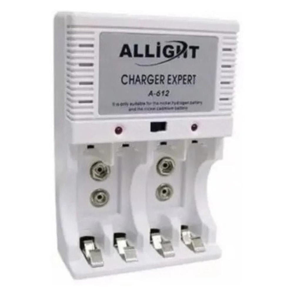 Carregador De Pilha Aaaaa Bateria 9V Recarregável Bivolt All