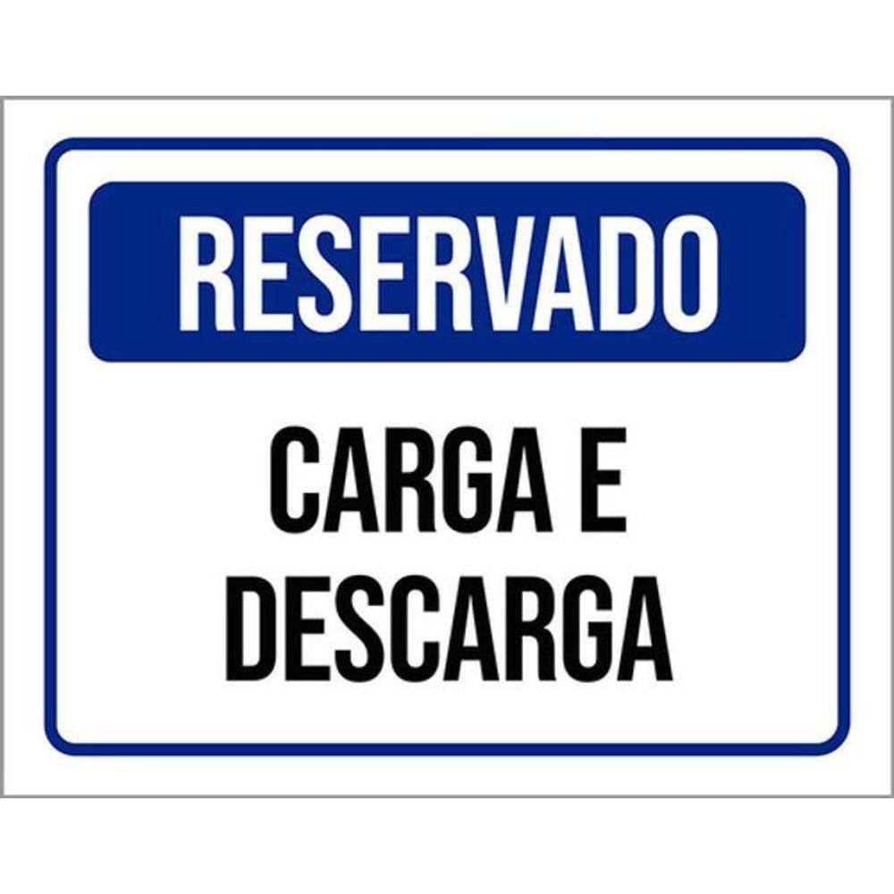 Kit 5 Placas De Reservado Carge E Descarga 36X46