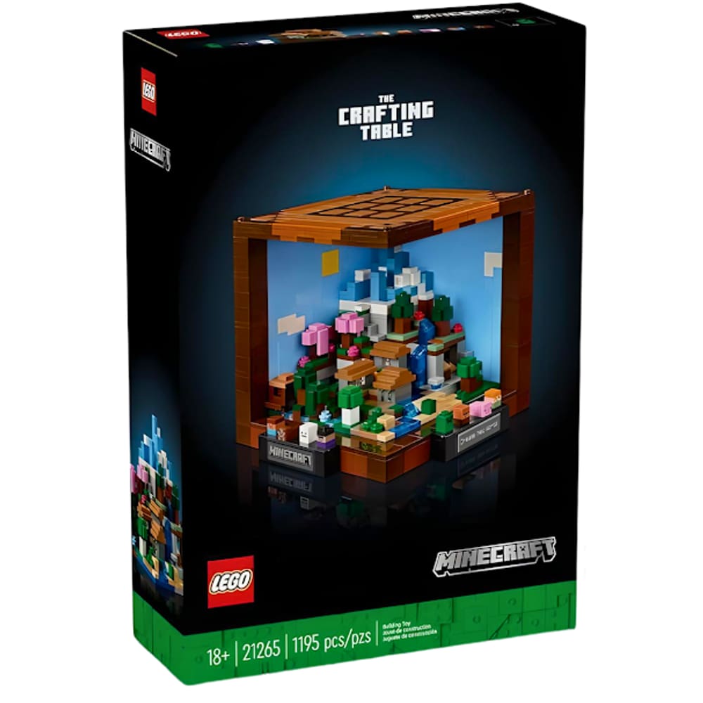 Blocos De Montar Lego Minecraft A Bancada De Trabalho 21265
