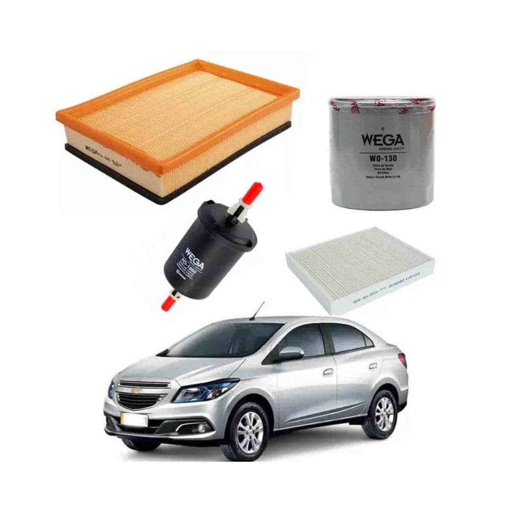 Kit Filtros Wega GM Prisma 2013 A 2020 WKL180 Wega