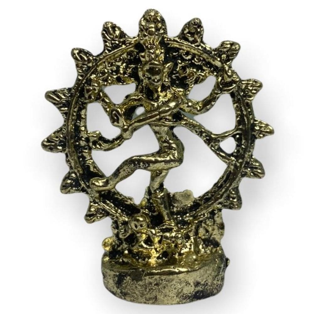 Escultura Em Metal Buda Ganesha Parvati Shiva- Escolha A Sua