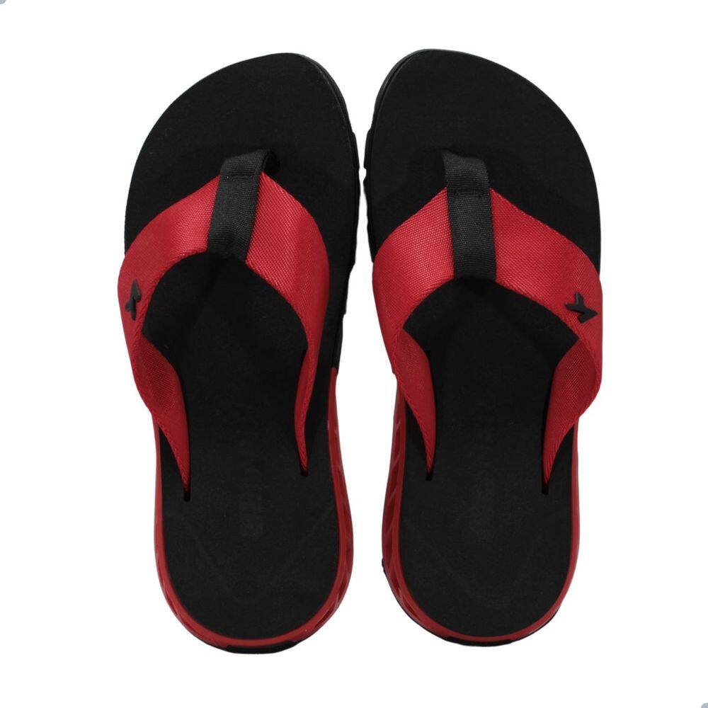 Chinelo Masculino Kenner Dbt Rakka Vermelho e Preto