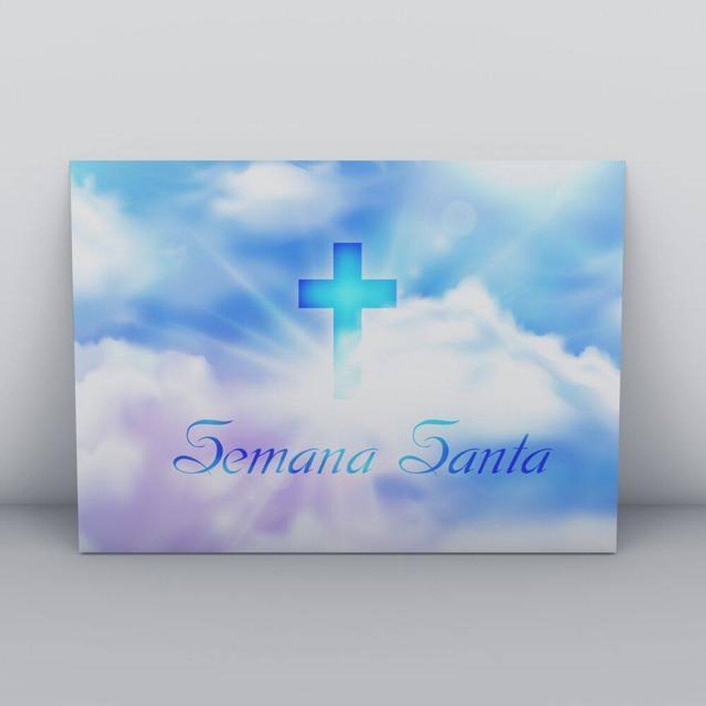 Quadros TAC Religião Cristã 080 - 20x30cm - MDF Colorido