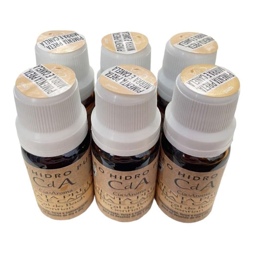 Box Kit 6 Óleos Hidrossolúveis 10Ml-Escolha O Seu Aroma