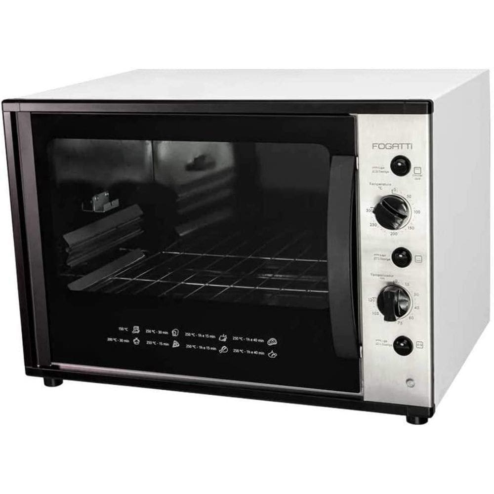 Forno Elétrico 60L Branco Com Espeto Giratório 127V Fogatti
