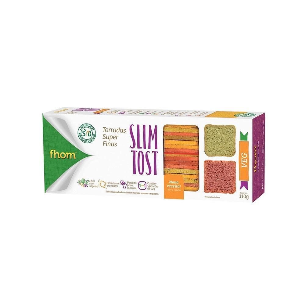Torradas Slim Tost Veg 110G - Fhom