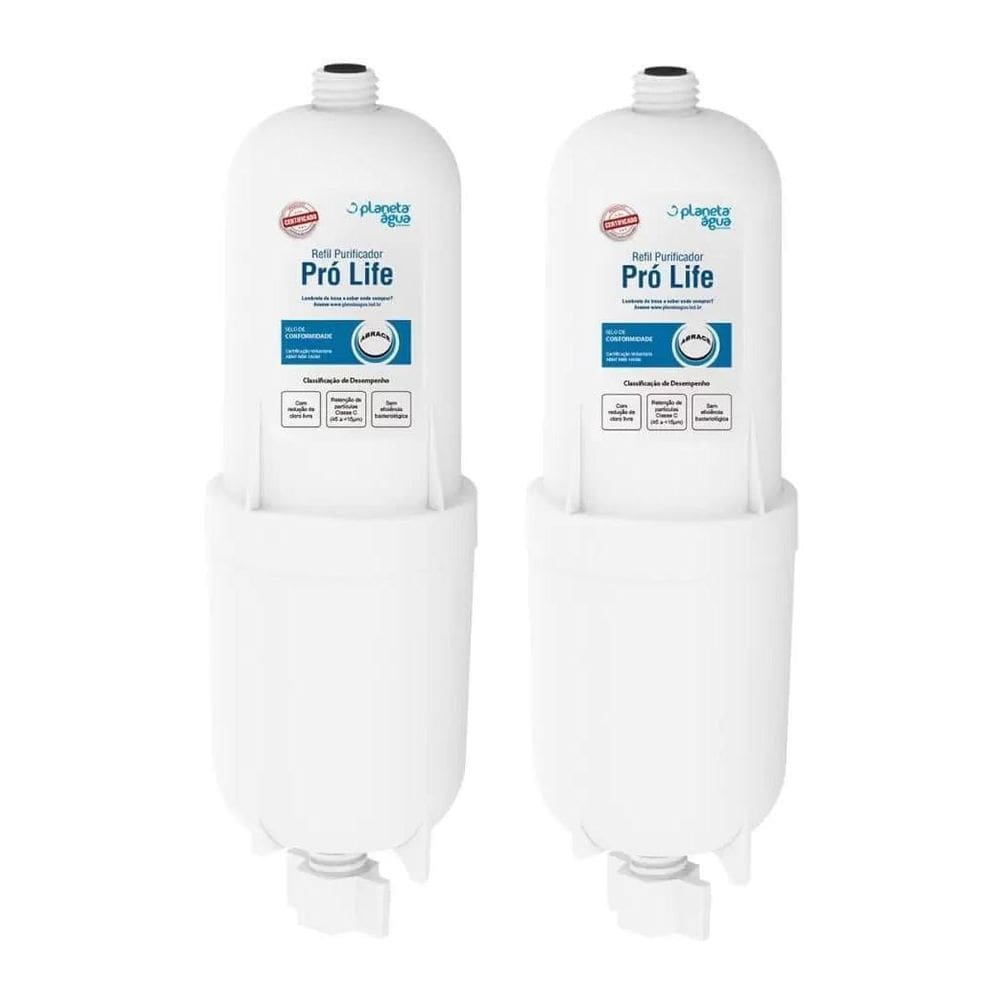 Kit 2 Pçs Refil Pró Life Filtro De Água Soft Everest 1013