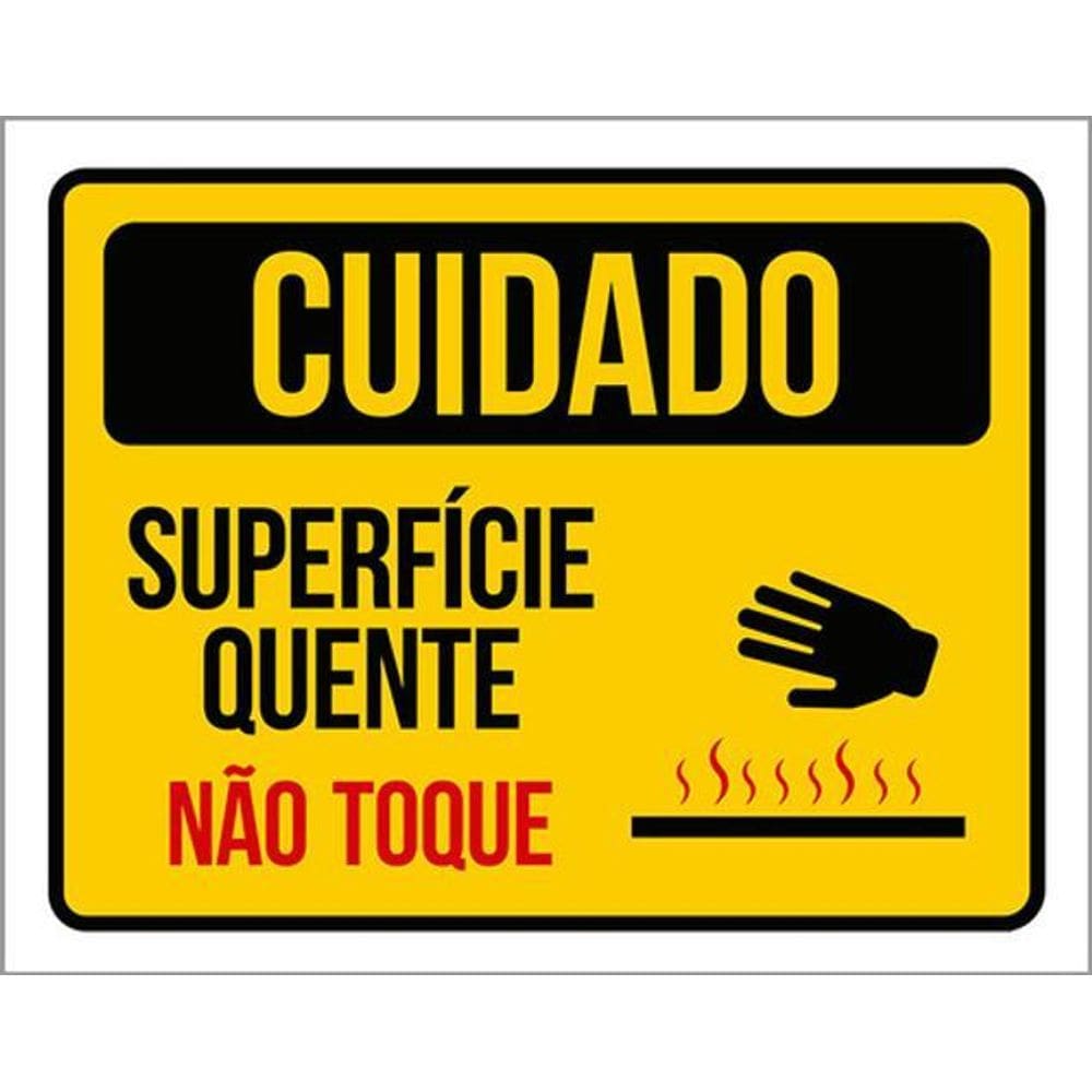 Kit 3 Placas Cuidado Superficie Quente Toque 36X46