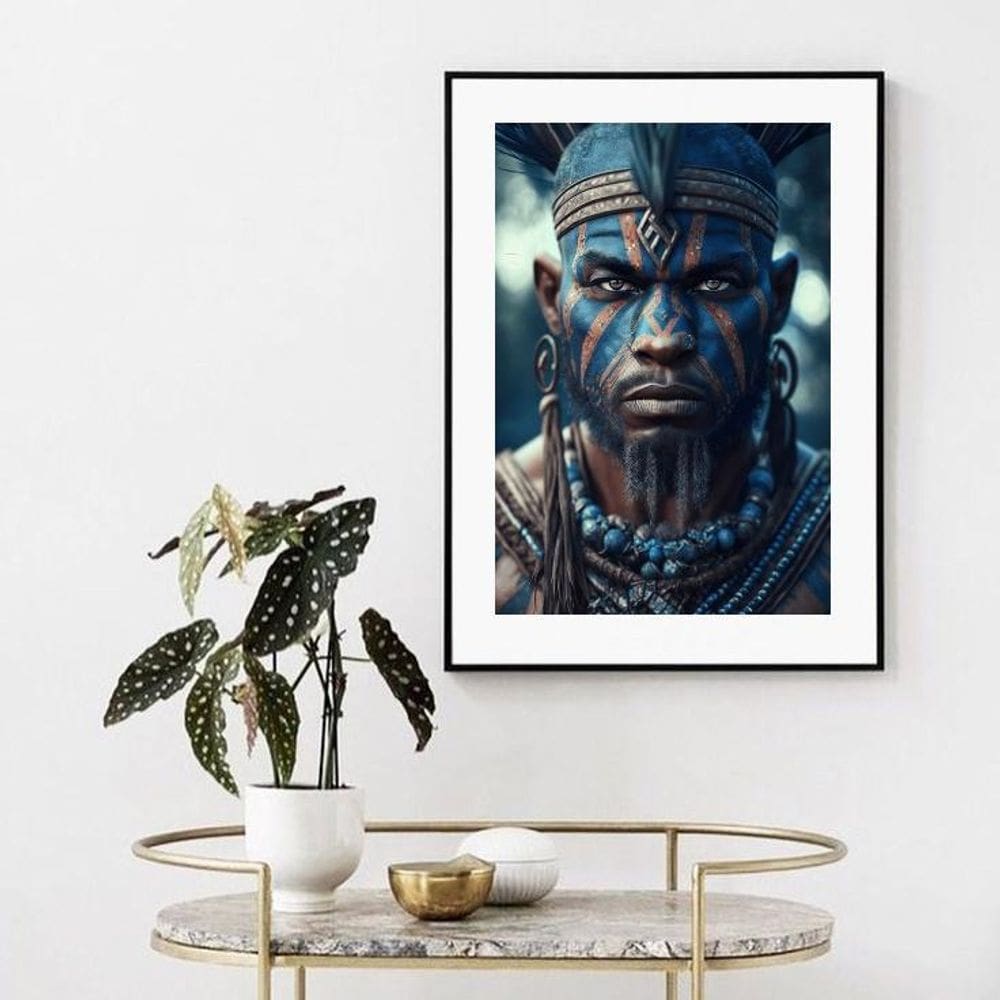 Quadro Orixá Ogum - 60X48Cm