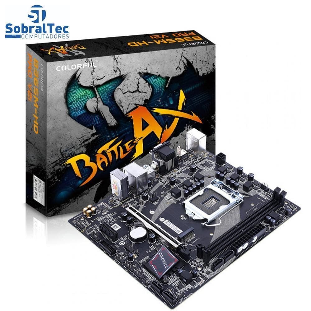 Placa Mãe Colorful Battle-Ax B365M-D V21 B365 Lga 1151 9Ger