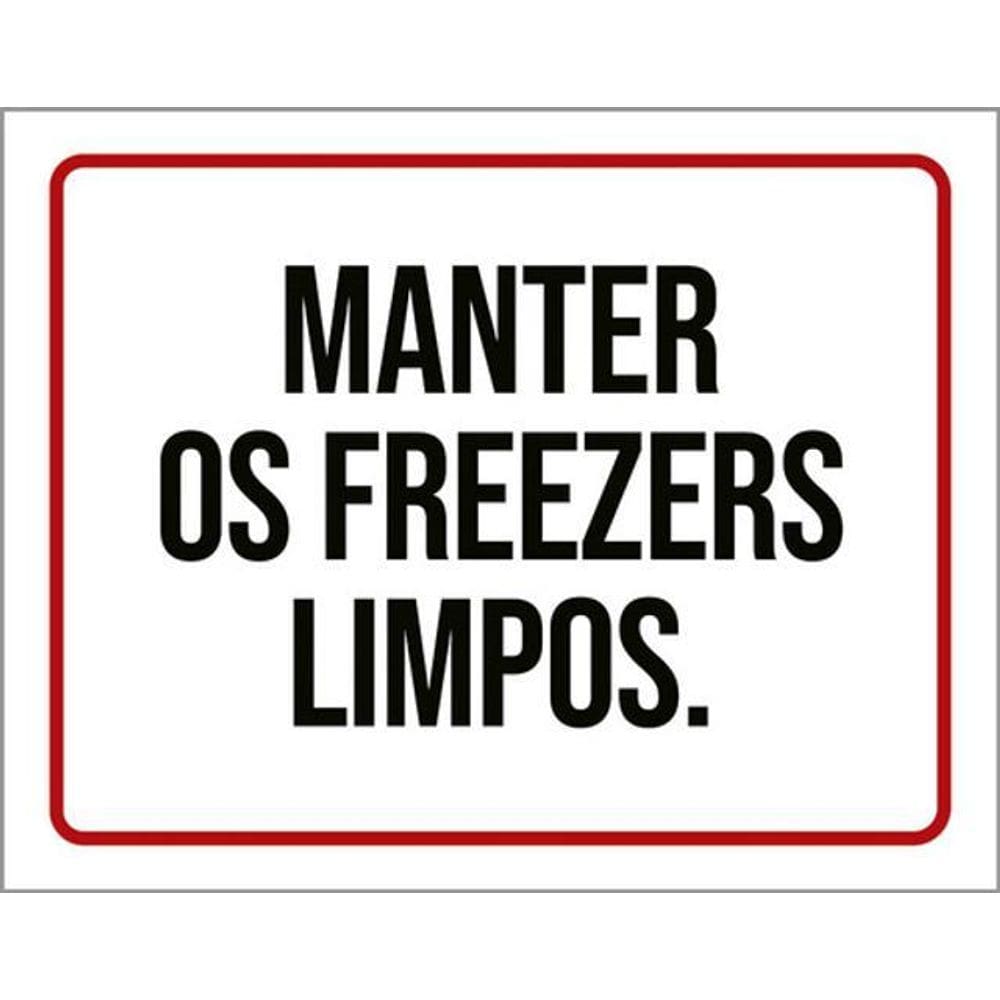 Kit 3 Placas Manter Os Freezers Limpos 36X46