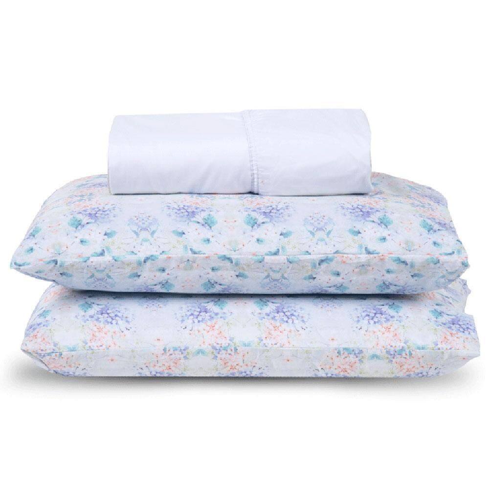 Jogo Cama Lençol Verace King Percal 300 Fios Fronhas