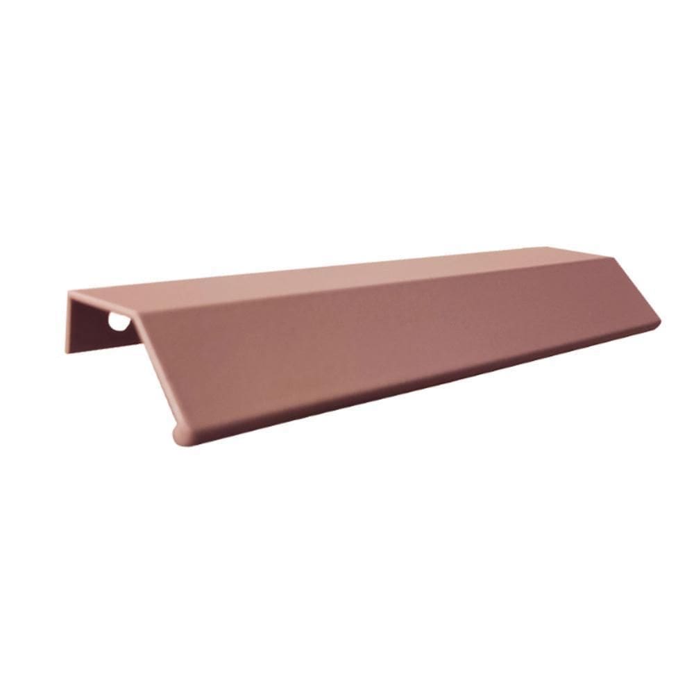 Puxador Moveis Aluminio 7015 Firenze 45º Curvo 192Mm Rose