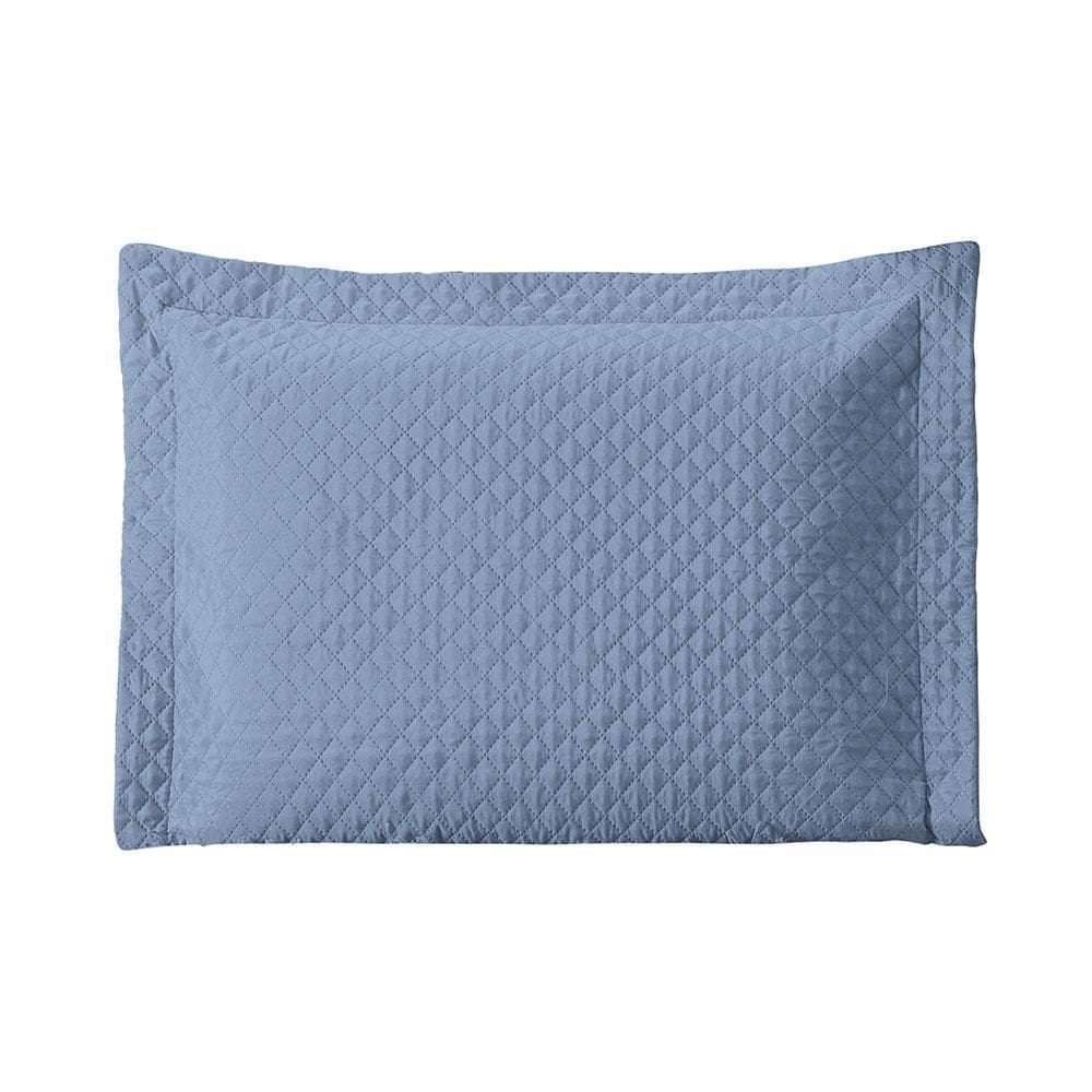 Kit Com 4 Porta Travesseiro Matelassê 70X50 Fronha - Azul