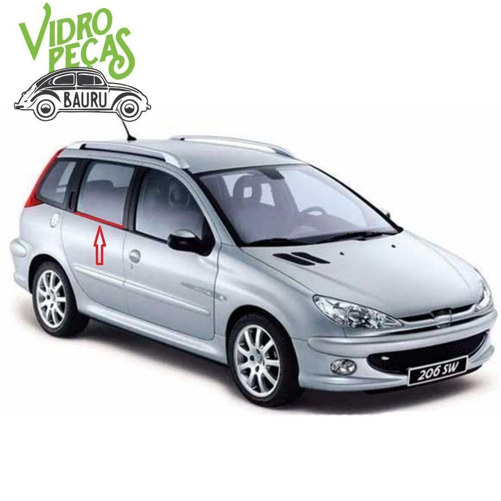 Pestana Externa Traseira Direita Peugeot 206 Sw 4Pts