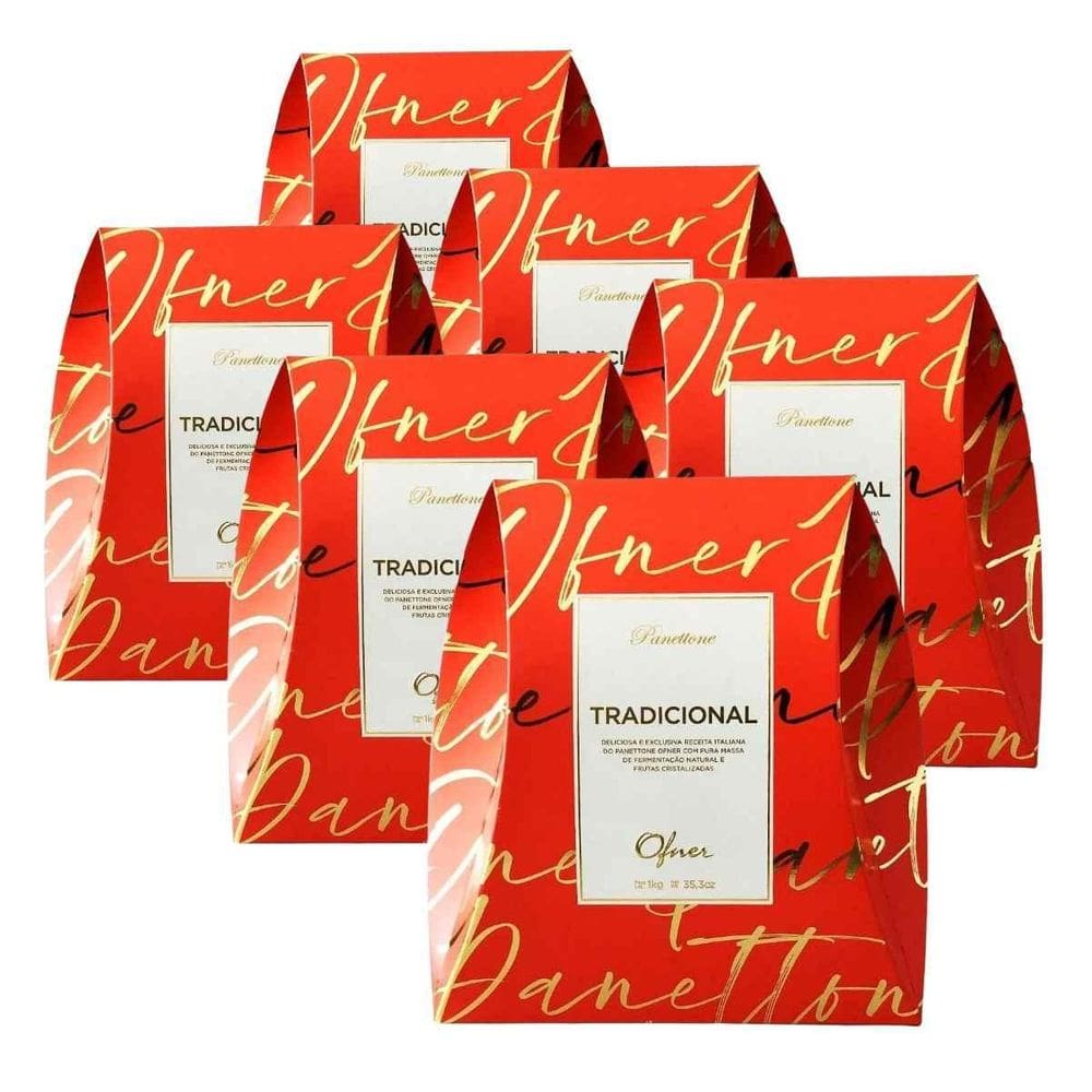 Panetone Ofner 1Kg - Receita Italiana com Frutas e Passas