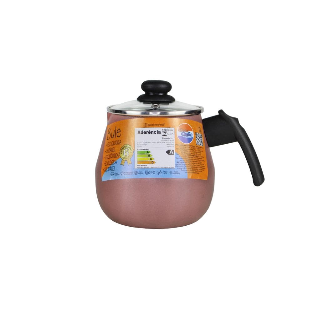 Bule 1,5 Litro Rose Antiaderente - Dona Chefa