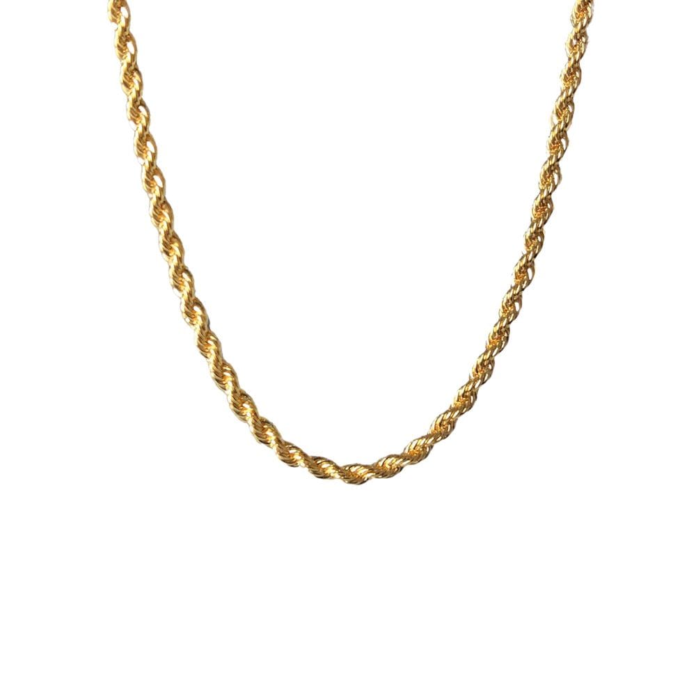 Pulseira Cordao Baiano 3,0 Folheado Em Ouro 18K