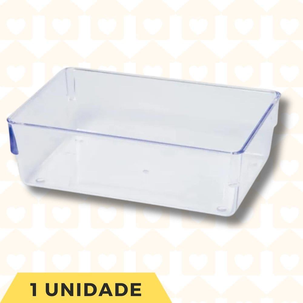 1 Organizador Resistente Porta Objetos Gavetas Mesas Escritorio