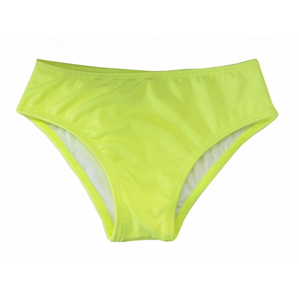 Biquíni Infantil Calcinha Avulsa Amarelo Neon Costão