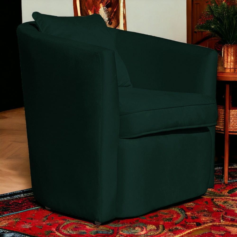 Poltrona Decorativa Alana Veludo Verde - Londrilar