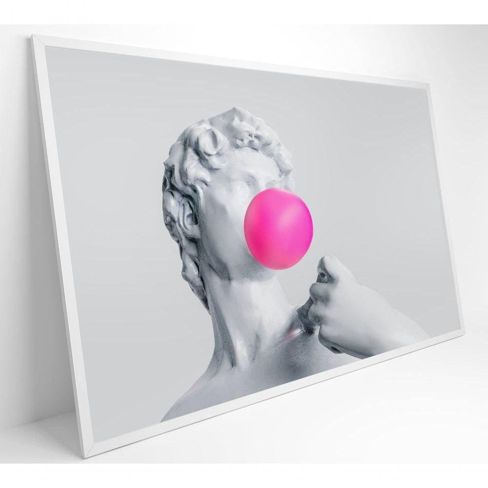 Quadro Ilustração David Com Babaloo Medidas 120x80 Cm Impressão Adesivo Fotográfico