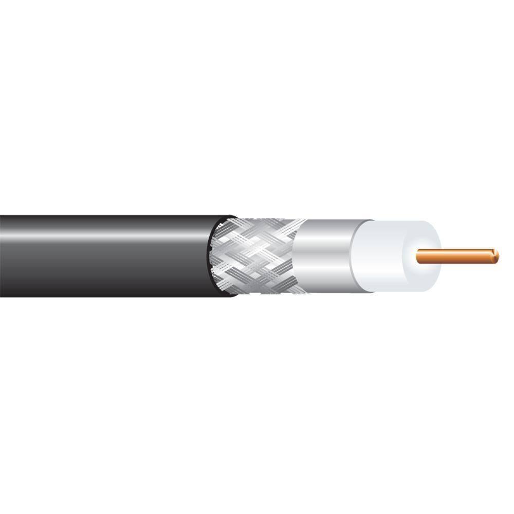 Cabo Coaxial Cabletech Rge-213 Alcu 75% Preto Aluminio 100