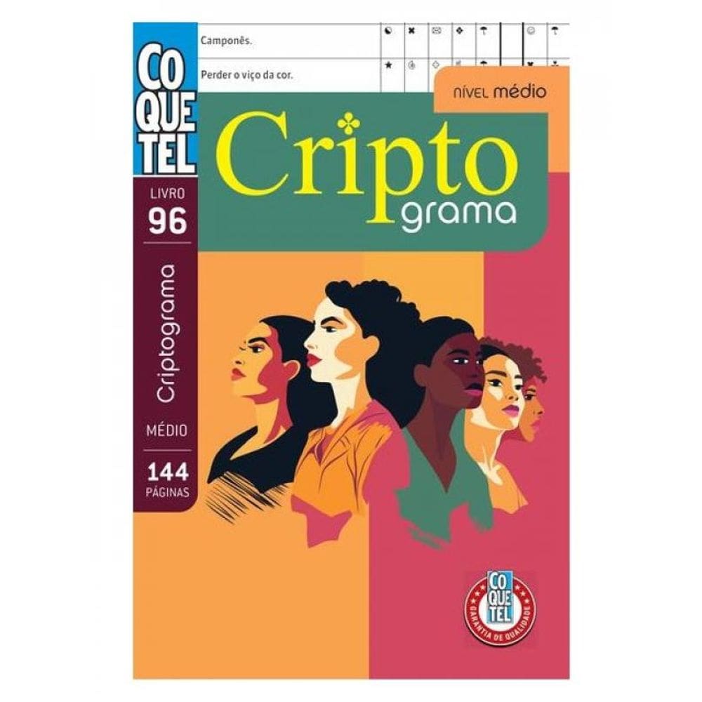 Livro Coquetel Criptograma 96