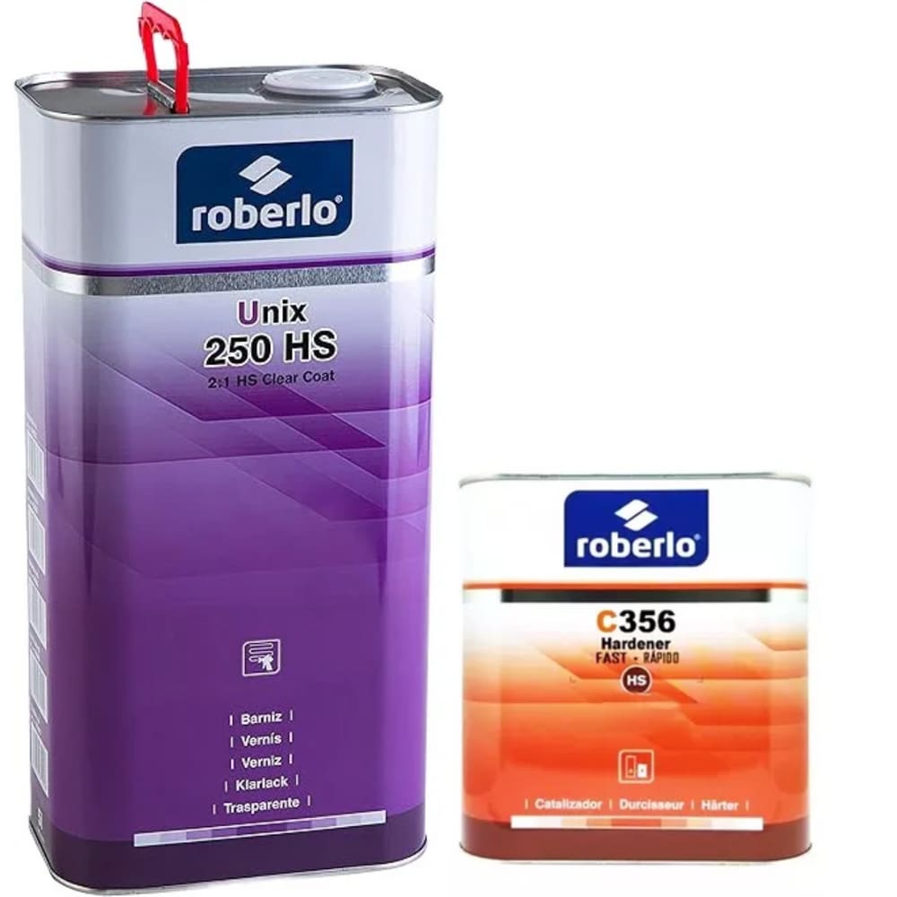 Verniz 250hs 2:1 Unix 5L + Catalisador Rápido C356 Roberlo