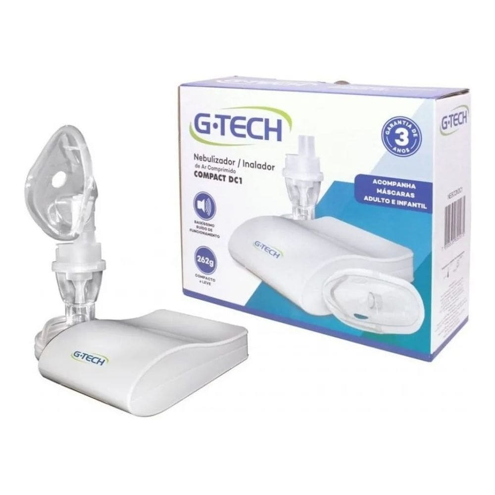 Aparelho Nebulizador Inalador Infantil Compacto Gtech