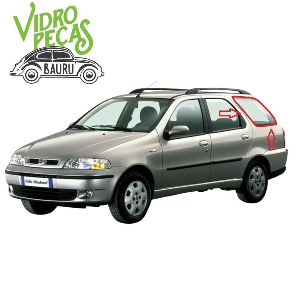Borracha Vidro Lateral Janela Fixa Palio Wekeend