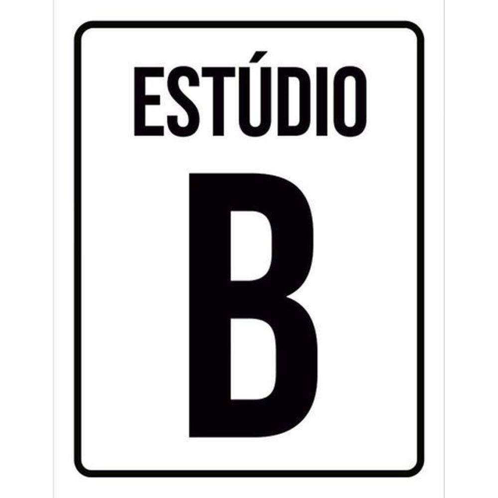 Kit 3 Placas Estúdio B 36X46