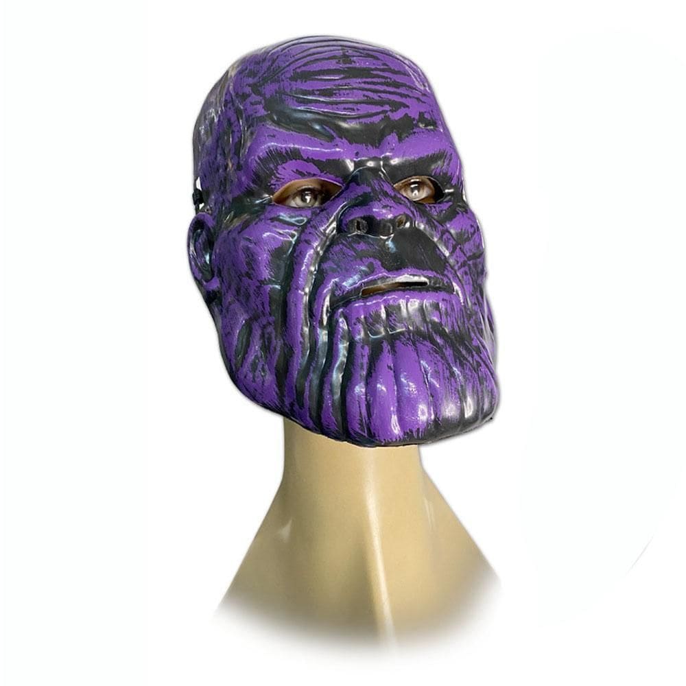 Máscara Thanos Vingadores Roxa Plástico C/Elástico Halloween