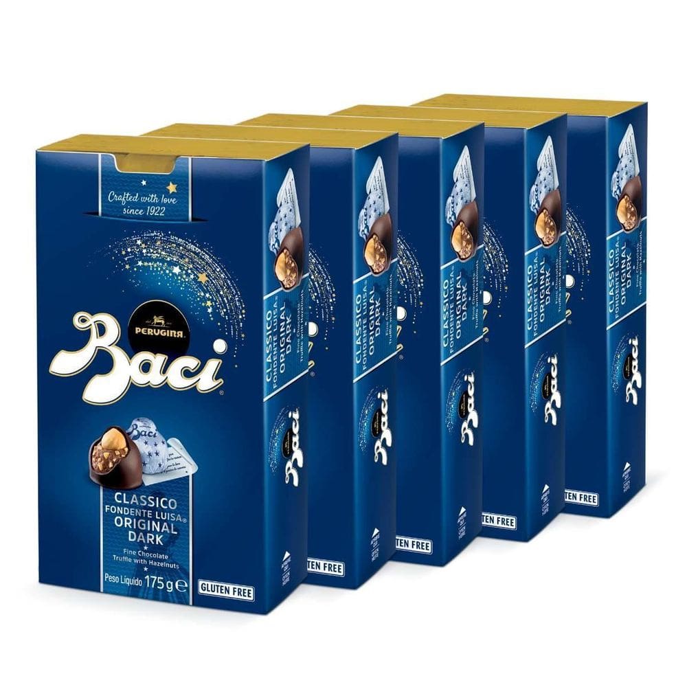 Chocolate Italiano Bombom Amargo Baci 5 Caixas 175G