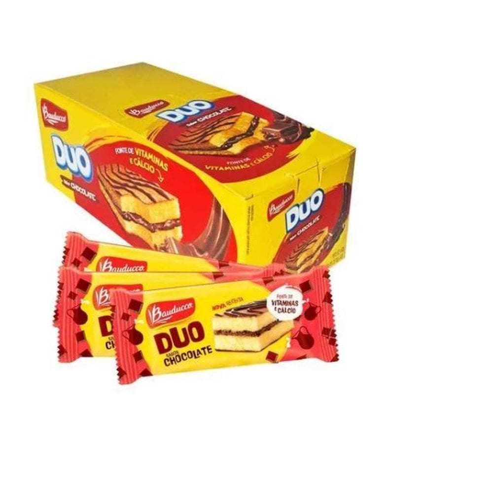 Bolinho Duo Chocolate Bauducco 45X27G Minibolo