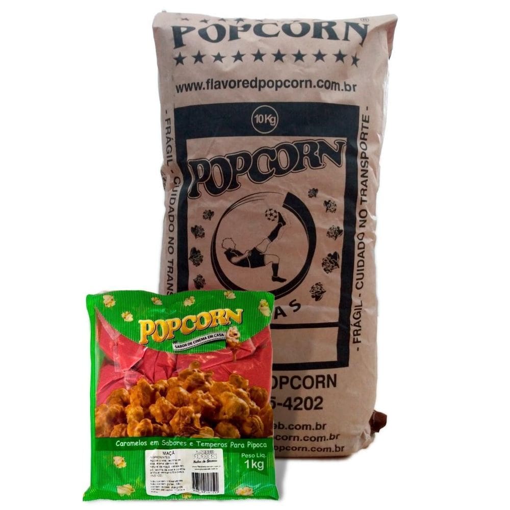 Caramelo Para Pipoca Doce - Sabor Maça 10Kg