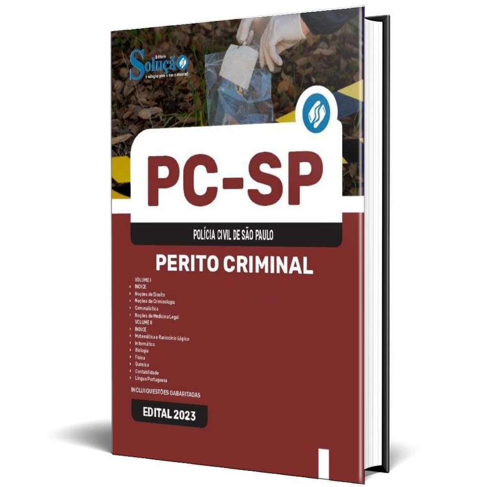 Apostila Pc Sp 2024 - Perito Criminal