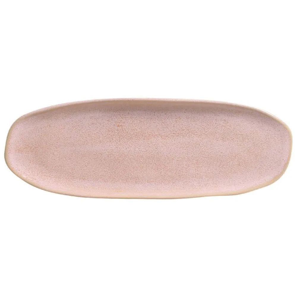 Travessa Oval Rasa G Orgânico Litchi 36x13cm - Porto Brasil