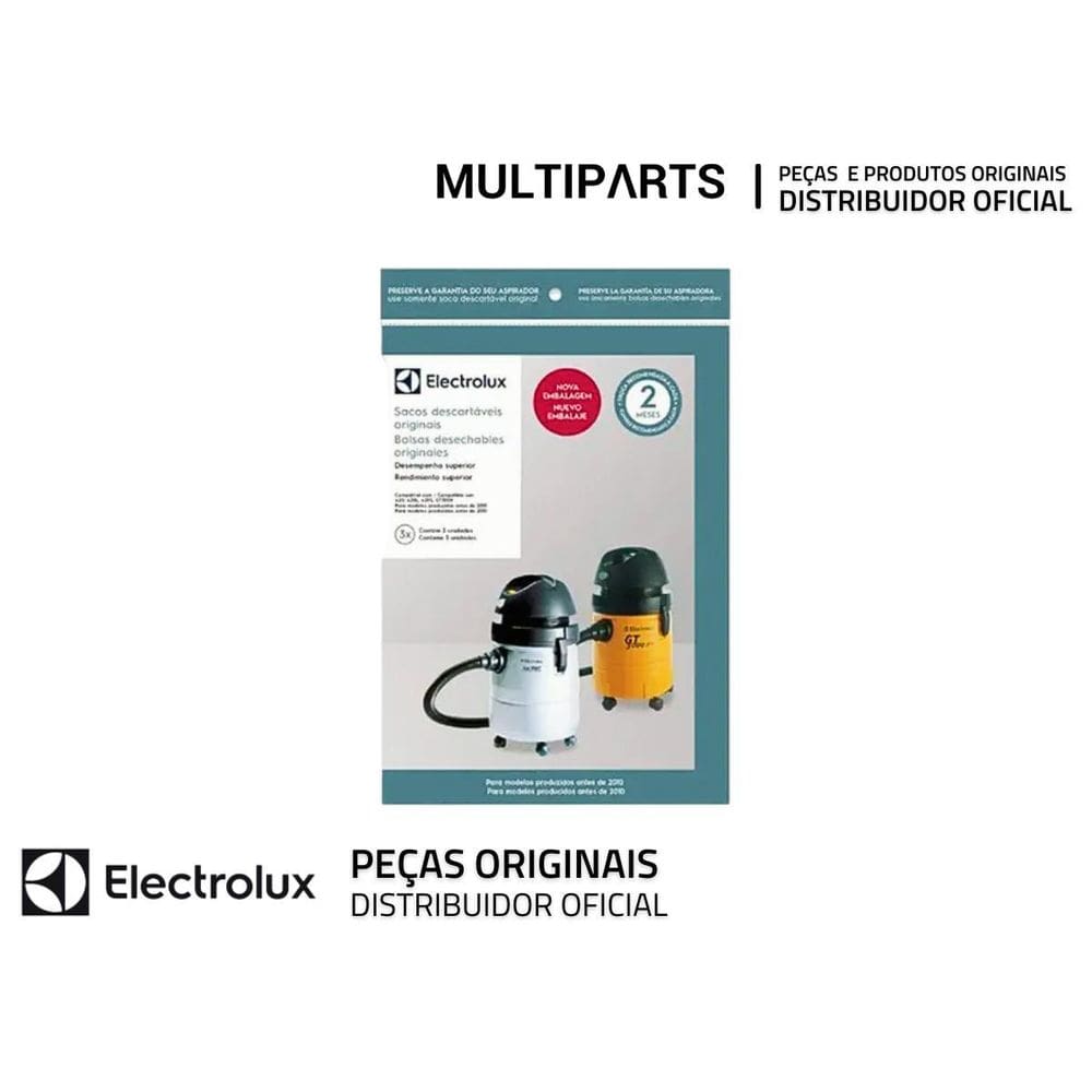 Kit Saco Descartavel - A20810801 Electrolux - Gt3000